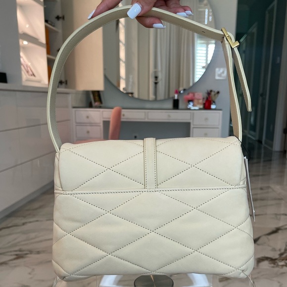 🌟SOLD🌟 NWT Yves Saint Laurent Le 57 Suede Leather Quilted Shoulder Bag - Picture 4 of 7
